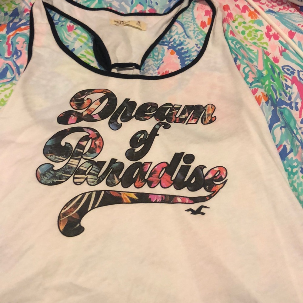 Hollister racer tank Dream of paradise